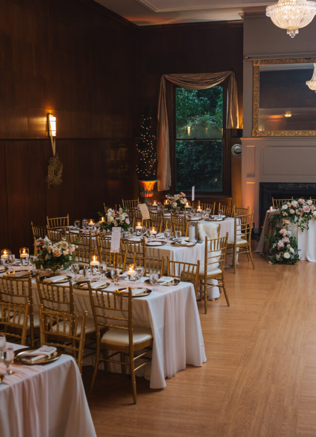 Historic wedding reception mansion